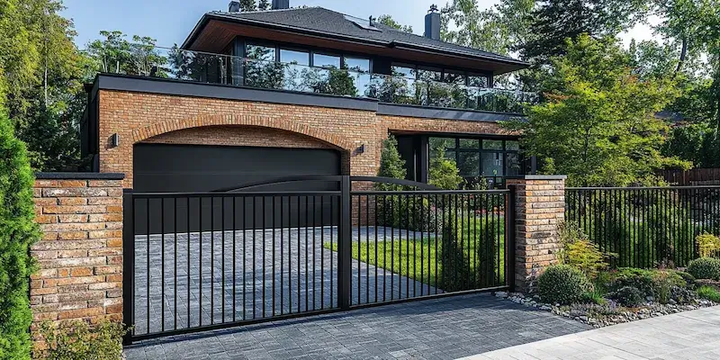 Metallzaun aus Polen