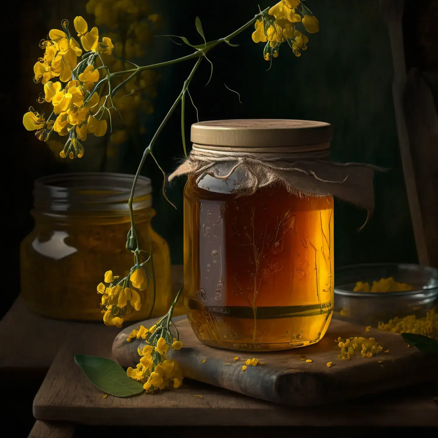 Miód rzepakowy - smak wiosny w słoiku