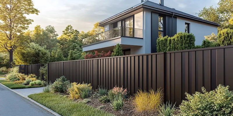 Zaun aus Polen mit Montage