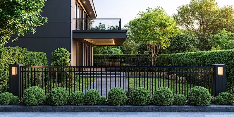 Alu Zäune aus Polen